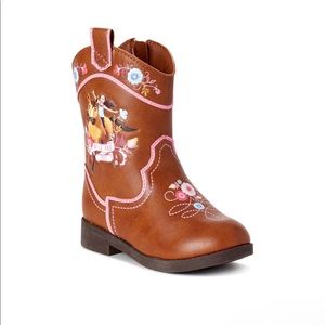 Spirit Riding Free Western Cowboy Toddler Girls Boots Children Fashion Shoes New